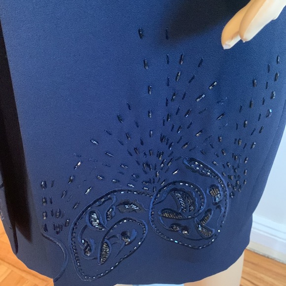 LESLIE FAY 2 PC Skirt& Coat Length Blazer - Picture 4 of 9